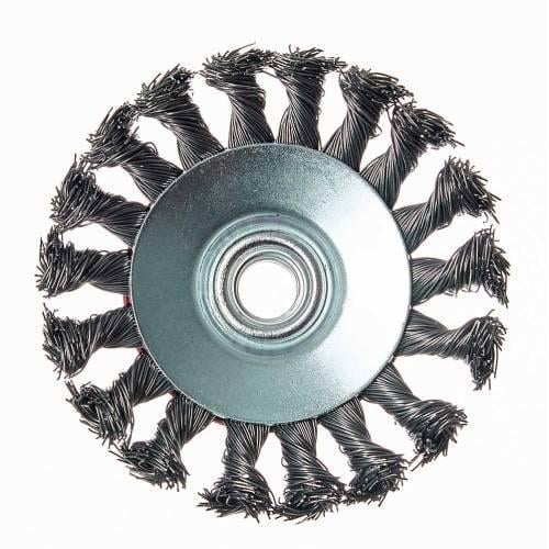 Кордщетка Vitals плетеная сталь 100 мм М14 0,5 мм (000174501) - фото 3