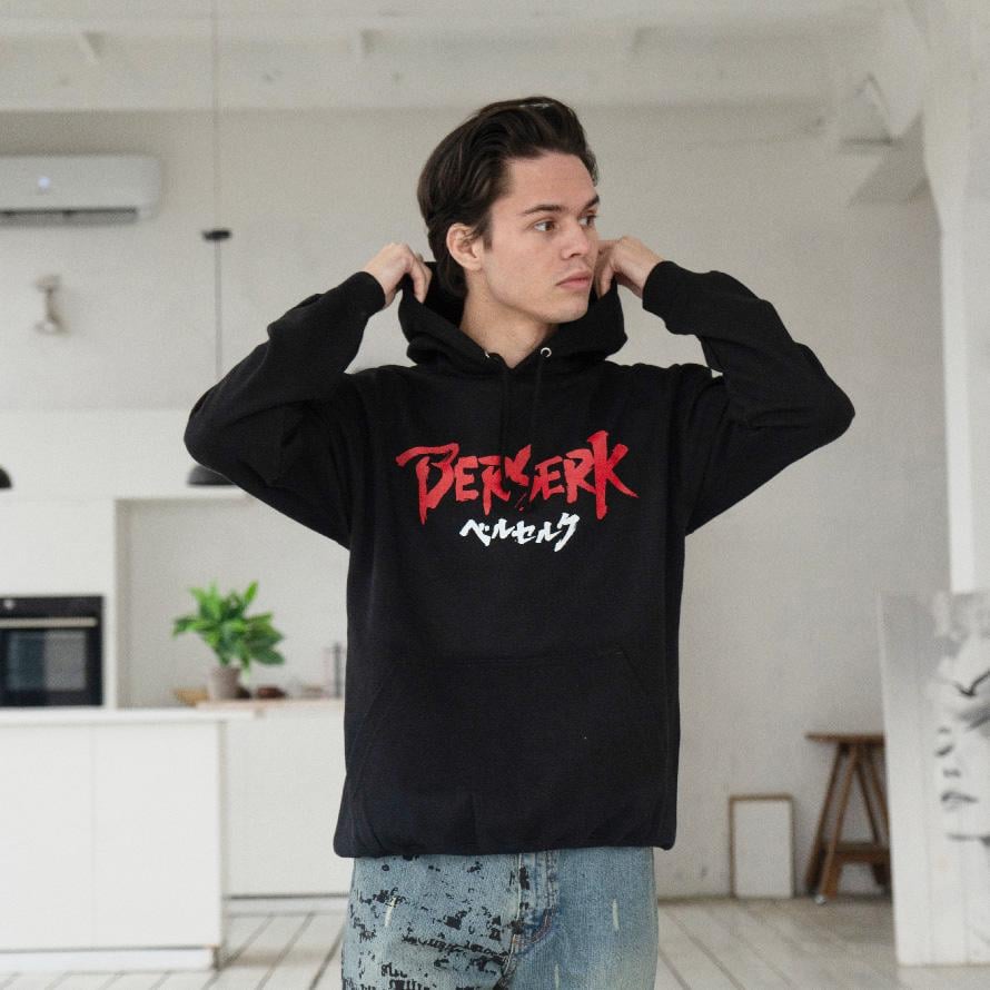 Худи флисовый унисекс Berserk 2XL Черный