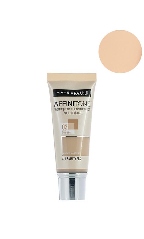 Тональний крем Maybelline New York Affinitone 03 Light Sand Beige (1100) - фото 1