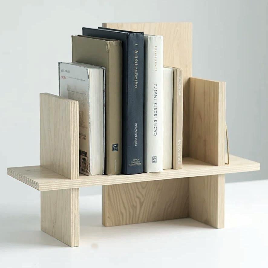 Полка книжная настольная из дерева Плесион Бланже (КПА-033701)