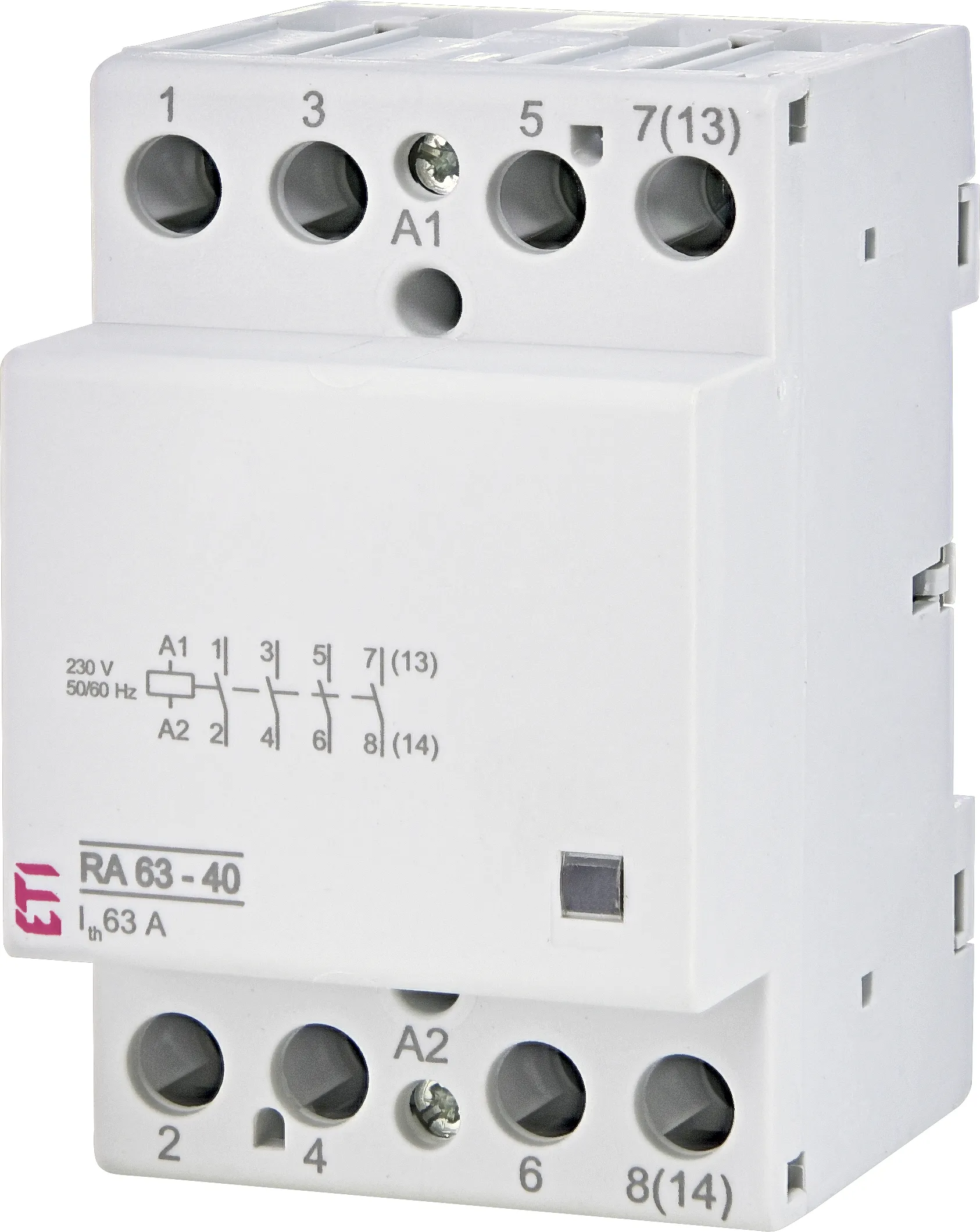 Контактор модульный ЭТИ RA 63-40 230V AC (24460397)