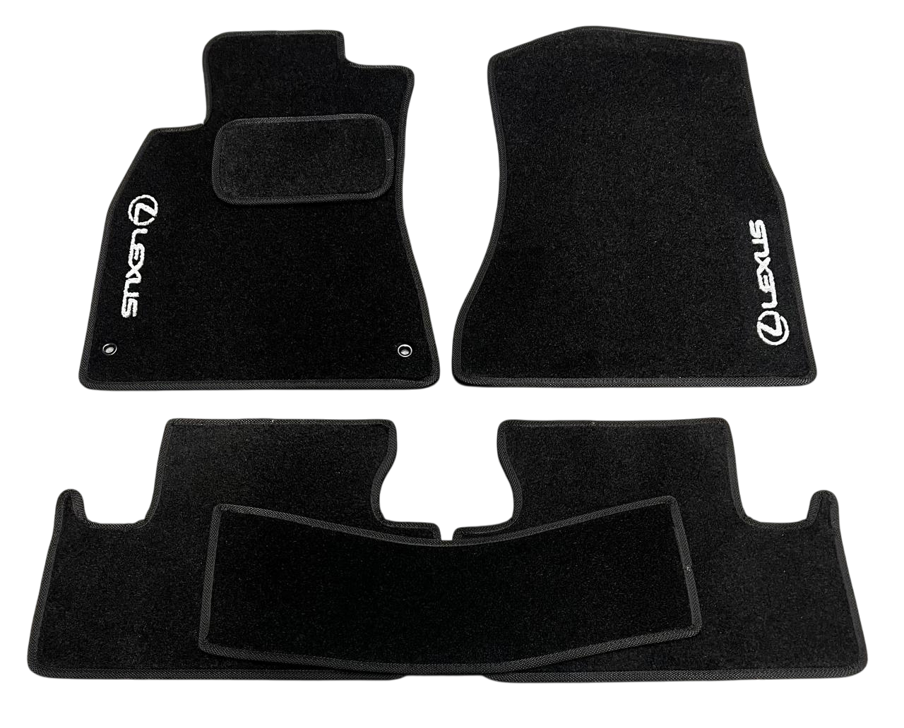 Килимки в салон ворсові для Lexus IS 250 2006-2013 задній привід 5 шт. Чорний (27327139)