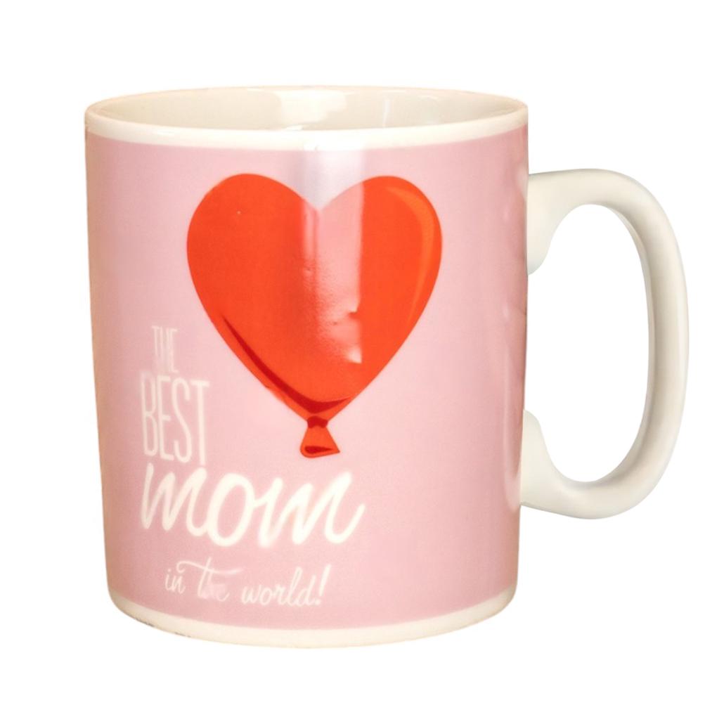 Кружка керамическая The Best MOM in the world 1 л Розовый - фото 4 Кружка керамическая The Best MOM in the world 1 л Розовый - фото 4