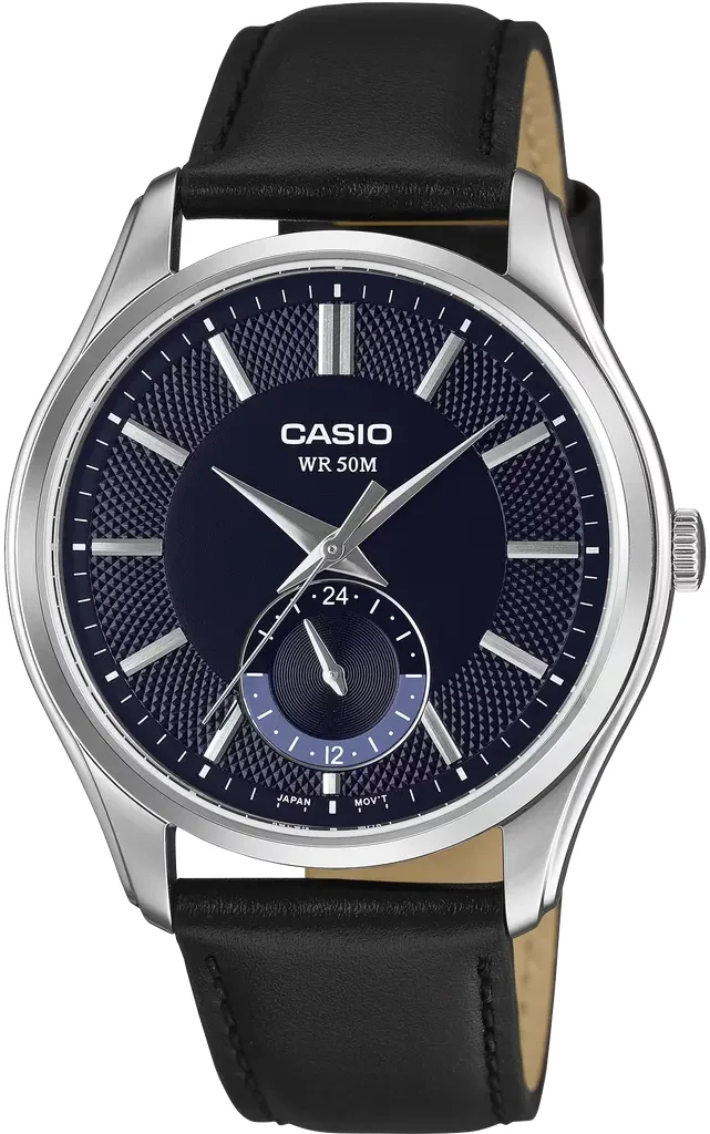 Мужские наручные часы Casio Timeless Collection MTP-B315L-2A со стальным корпусом Синий (3139706443)