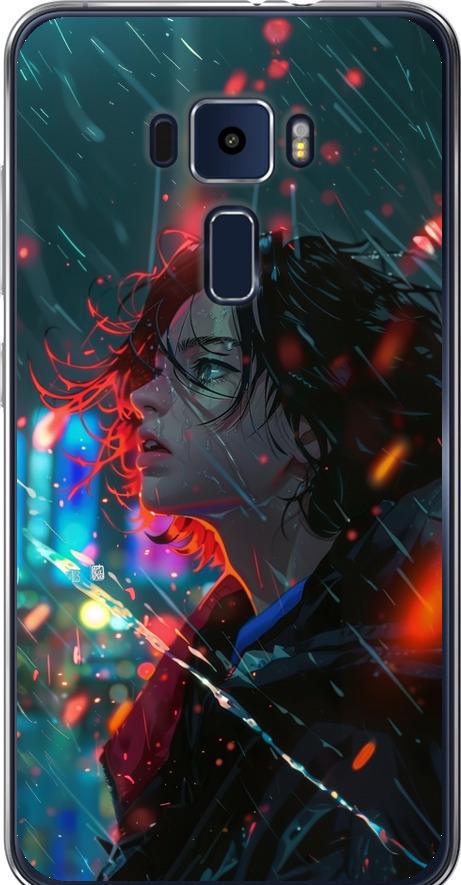 Чехол на Asus Zenfone 3 ZE552KL Ночные огни (6096u-448-42517)