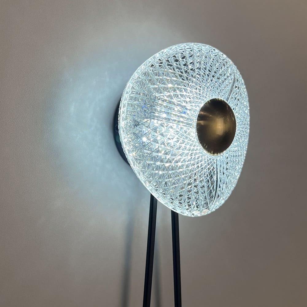 Бра вишукане декоративне з імітацією квітки Чорний (W 075 BK)