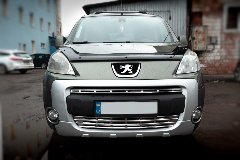 Накладки на решетку Omsa Line для Peugeot Partner Tepee 2008-2018 гг. нержавеющая сталь Хром