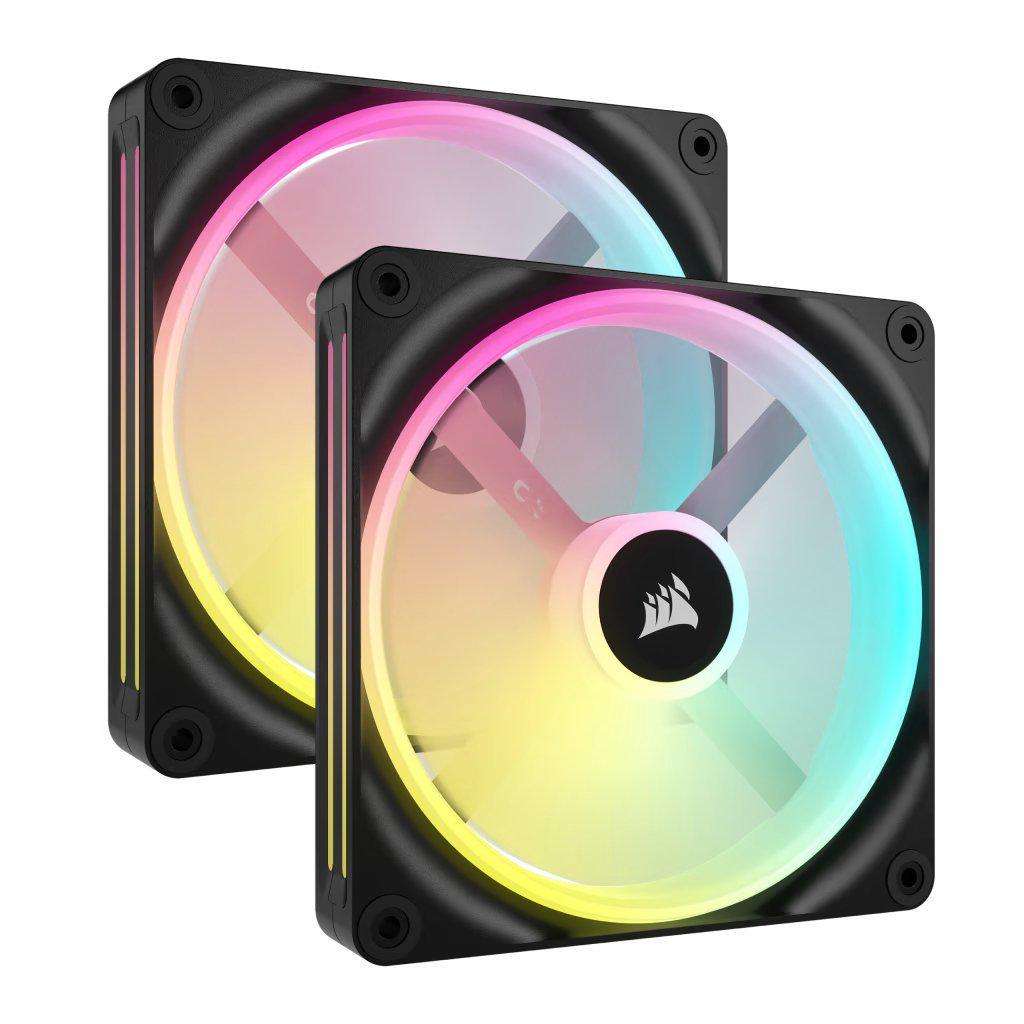 Набор вентиляторов Pack Corsair iCUE Link QX140 RGB PWM PC Fans Starter Kit with iCUE Link System Hub 2pcs Pack 140 мм (CO-9051004-WW)