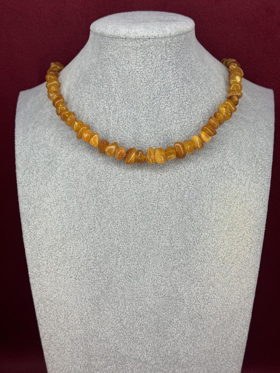 Бусы из янтаря лечебные 44 см (н-782)