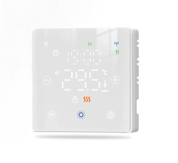 Термостат Wi-Fi Moes Tuya Smart Life WHT-S03 беспроводной/на батарейках Белый (3027362338)