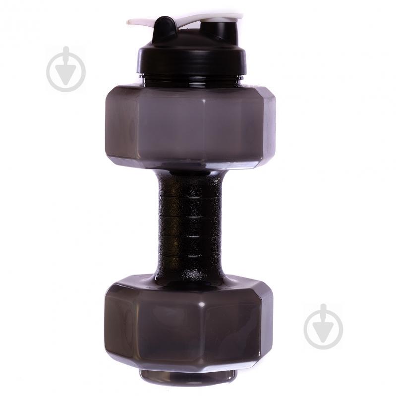 Бутылка для воды спортивная SP-Planeta BIG DUMBBELL 2200 мл FI-7154 (FI-7155) Черный