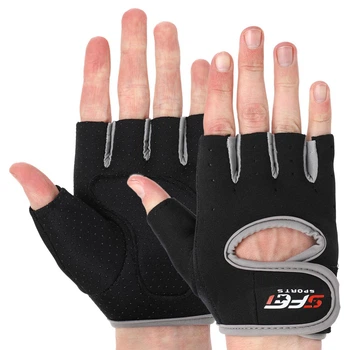 Рукавички для фітнесу та тренувань FITNESS S Black/Grey (BC-893)