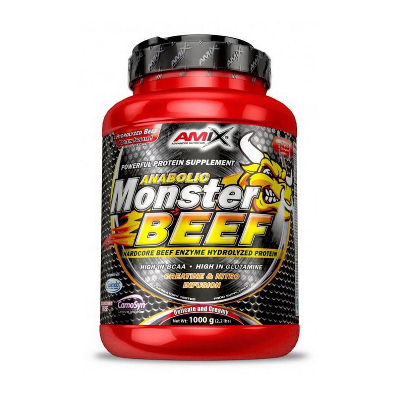 Протеин говяжий AMIX Beef Monster Protein 1 кг Лесные ягоды Протеин говяжий AMIX Beef Monster Protein 1 кг Лесные ягоды