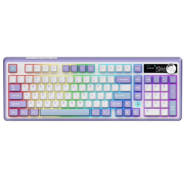 Клавиатура Ajazz AK980 Clear Sky Switch Purple (AK980-CS-PWB)