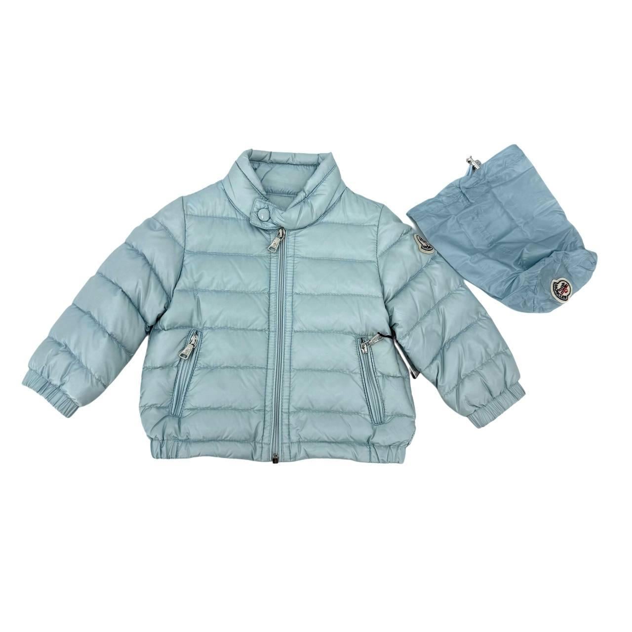 Куртка Moncler 3-6 місяців 64 см Блакитний (41-951-41307-99)