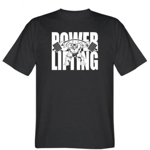 Футболка мужская Powerlifting M Черный (147150-2-10064-M)