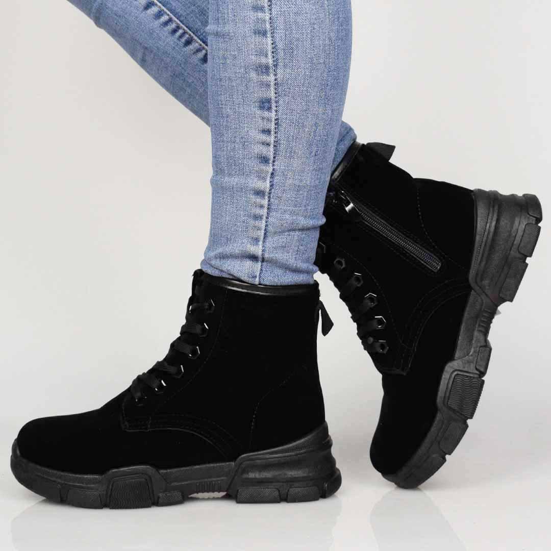 Ботинки женские на шнуровке 321618 р. 37 23,5 см