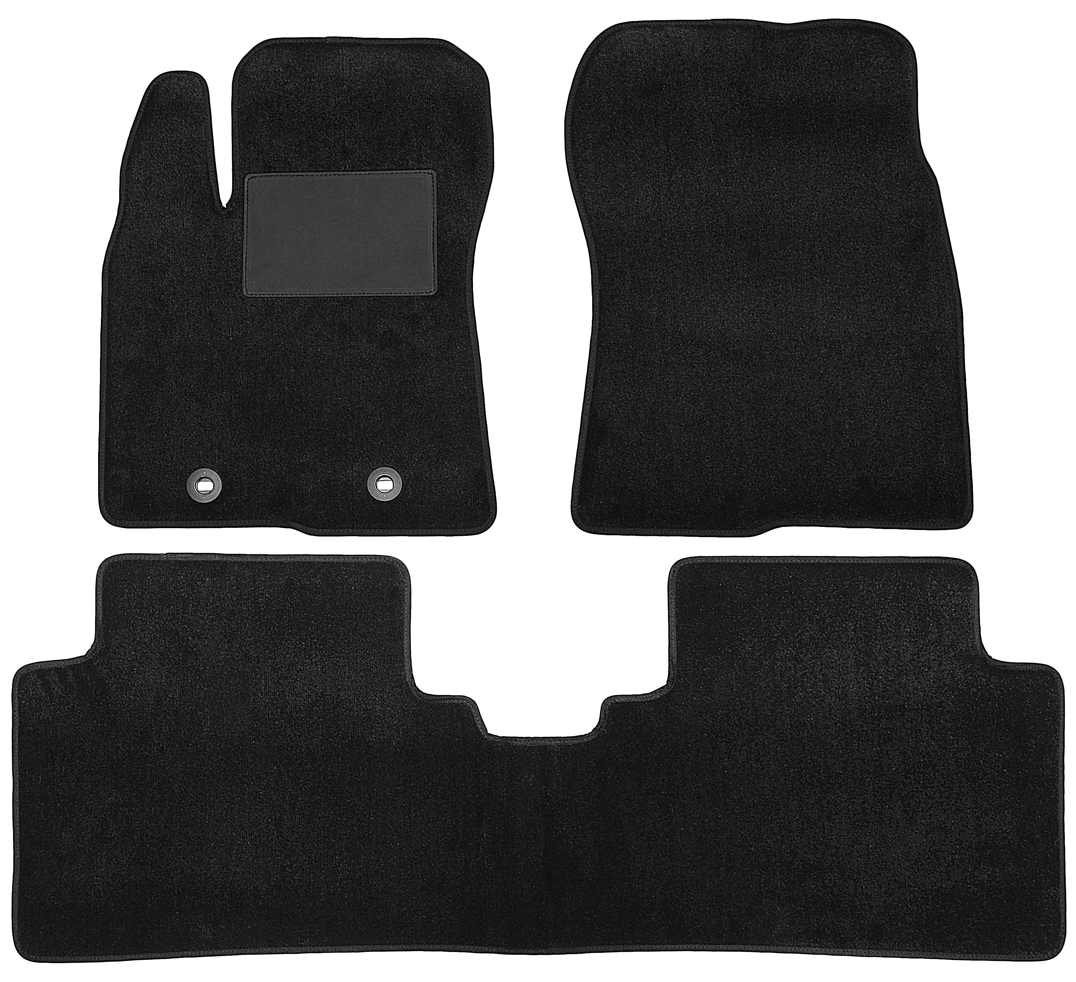 Коврики в салон Optimal для Toyota Avensis 20 2008-2015 текстильные Черный (165526)