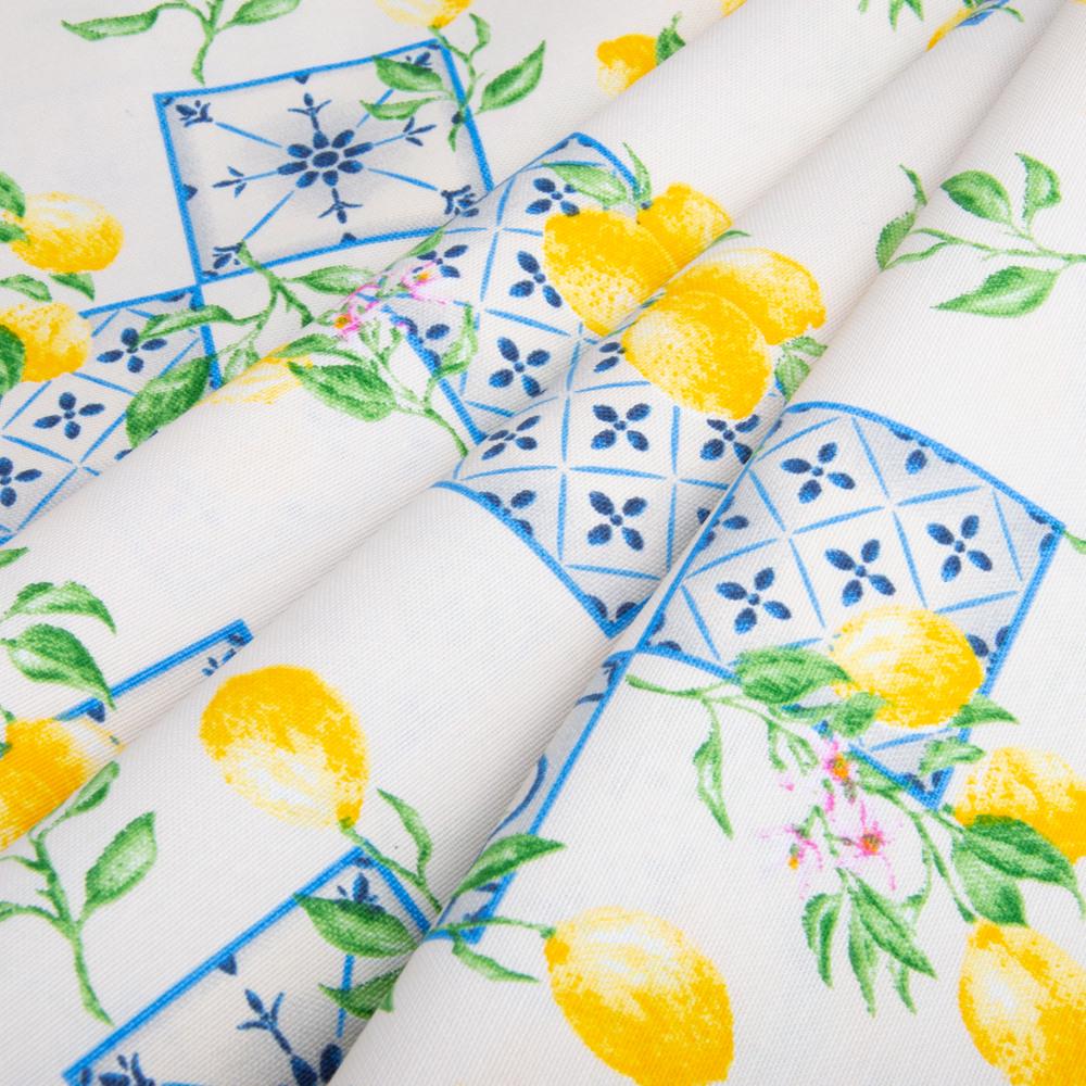 Тканина декоративна скатерна Лимони бавовна з водовідштовхувальним просоченням 220 гр/м2 180 см Сіро-білий мармур (26915) - фото 3 Тканина декоративна скатерна Лимони бавовна з водовідштовхувальним просоченням 220 гр/м2 180 см Сіро-білий мармур (26915) - фото 3