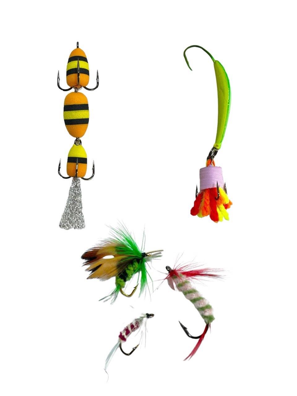 Набір рибальських приманок та інструментів для хижої риби в коробці MJ-3101 (23x17x5 см) - фото 5 Набір рибальських приманок та інструментів для хижої риби в коробці MJ-3101 (23x17x5 см) - фото 5