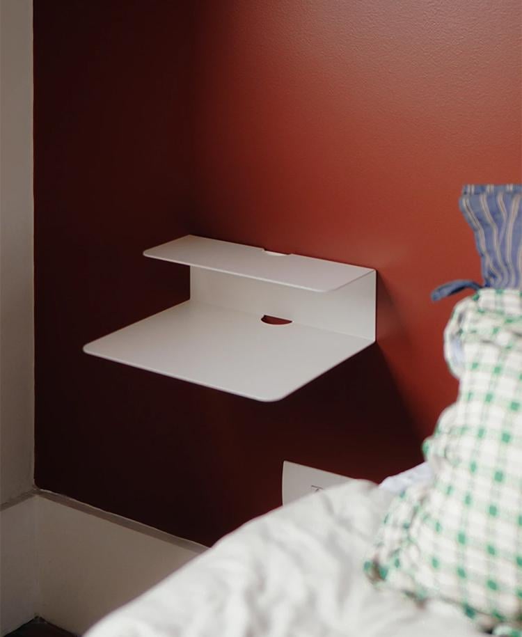 Полиця-тумба приліжкова металева NC Home Pardal Білий (110422) - фото 6 Полиця-тумба приліжкова металева NC Home Pardal Білий (110422) - фото 6