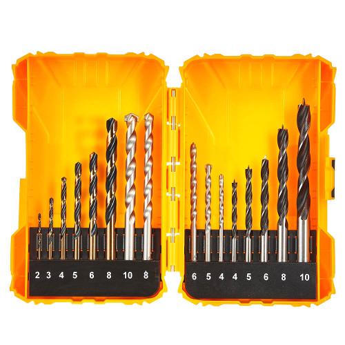 Набір свердл INGCO по металу/бетону/дереву 16 шт. (000162391)