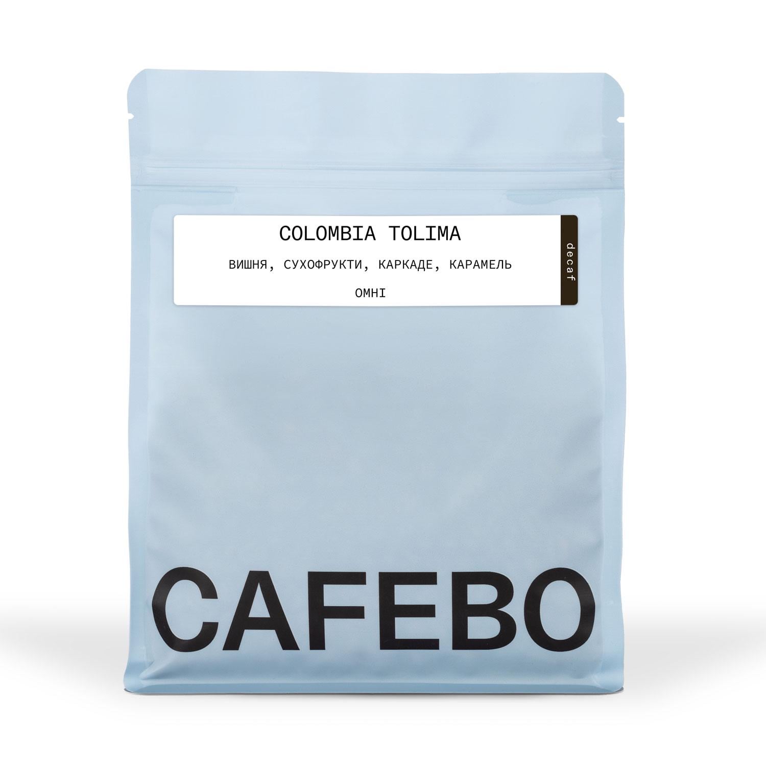 Кофе в зернах свежеобжаренный Colombia Decaffeinated Tolimа 500 г (14265545)