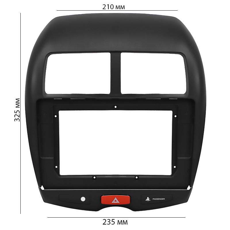 Рамка Lesko 10.1" Mitsubishi ASX Outlander Sport 10-16/Peugeot 4008 12-17/Citroen C4 Aircro 12-17 (6623) - фото 3