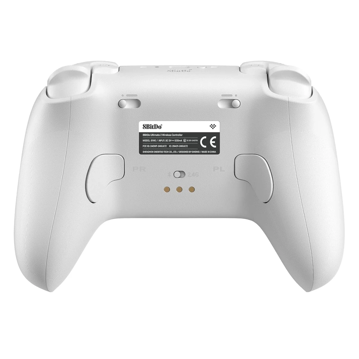 Контролер ігровий з джойстиками 8BitDo Ultimate 2 для Windows/Android/TMR/Еффект Холла/тактильні тригери Білий (25399053) - фото 5