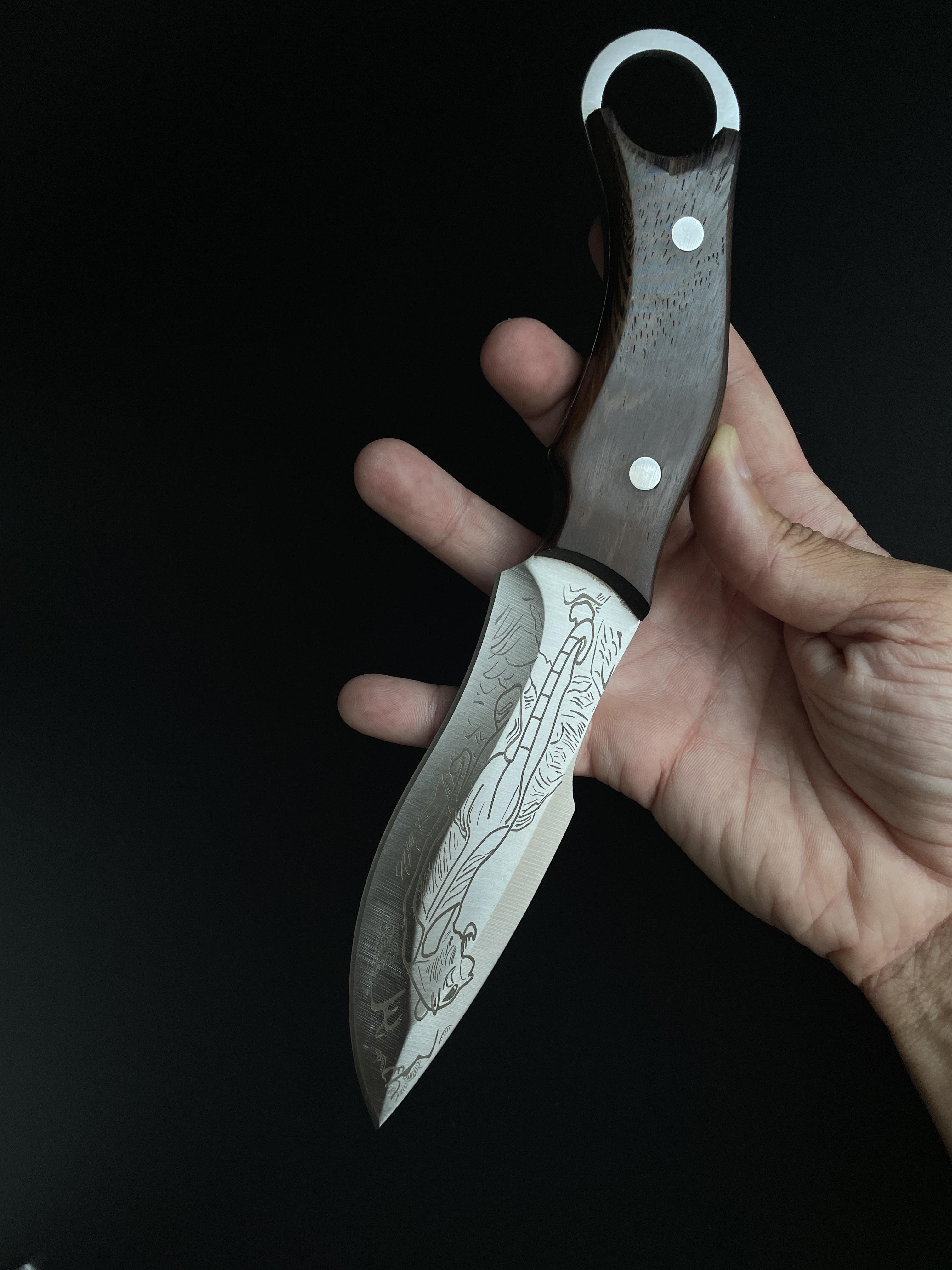 Нож туристический 1-2460 нержавеющая сталь (KN1064) - фото 14 Нож туристический 1-2460 нержавеющая сталь (KN1064) - фото 14