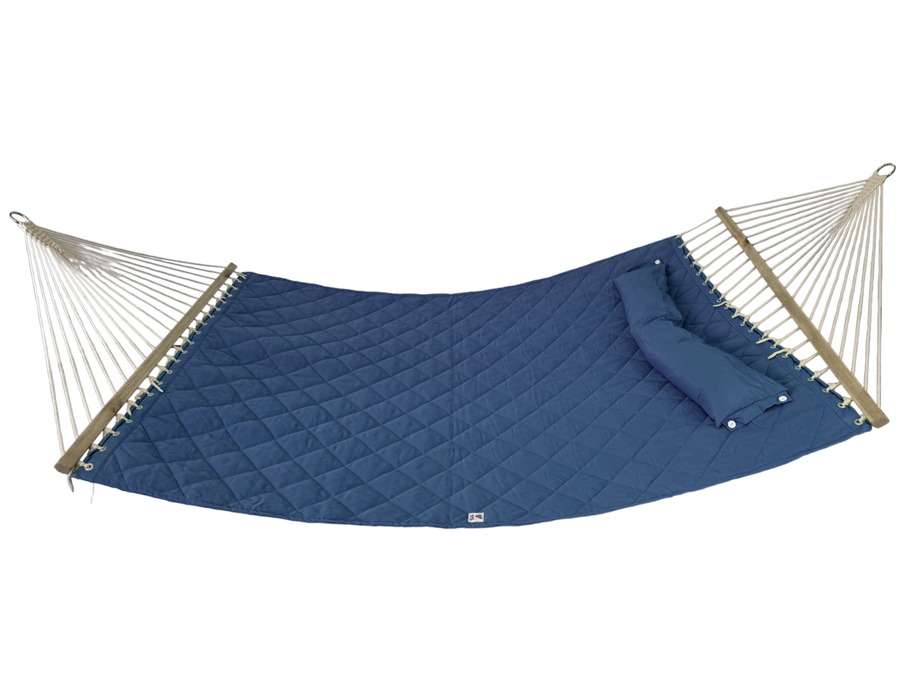 Гамак двомісний підвісний садовий зі сталевим каркасом WCG SOFT для відпочинку в саду зі знімною подушкою XXL 200x140 см Синій (WCGR-H05-11) - фото 5 Гамак двомісний підвісний садовий зі сталевим каркасом WCG SOFT для відпочинку в саду зі знімною подушкою XXL 200x140 см Синій (WCGR-H05-11) - фото 5