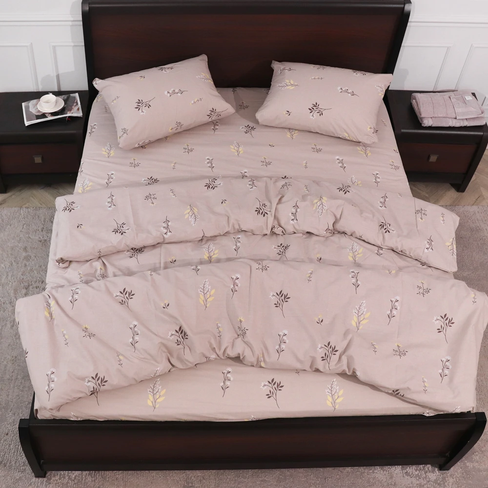 Комплект постільної білизни із бязі Gold двоспальний євро 200х220 cм (158435)