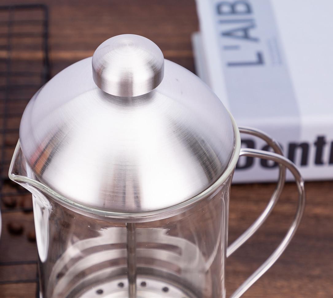 Заварник-пресс Venus 0,6 л нержавеющая сталь (30594) - фото 4