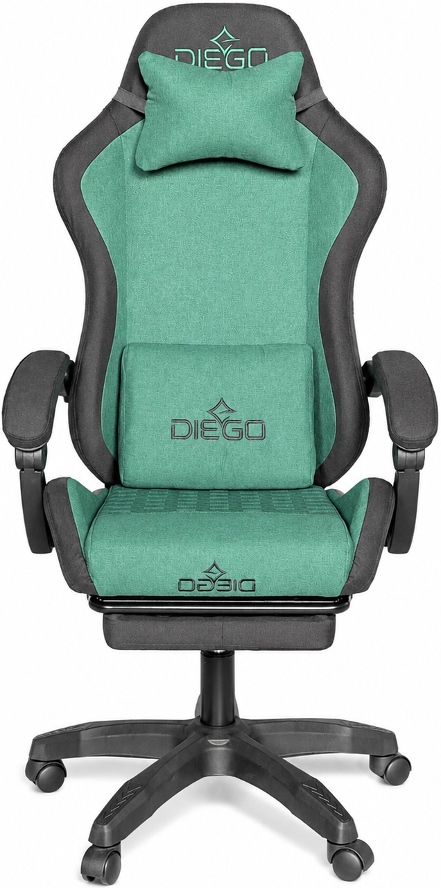 Крісло геймерське DIEGO Fabric X Green (DGFX-0312)