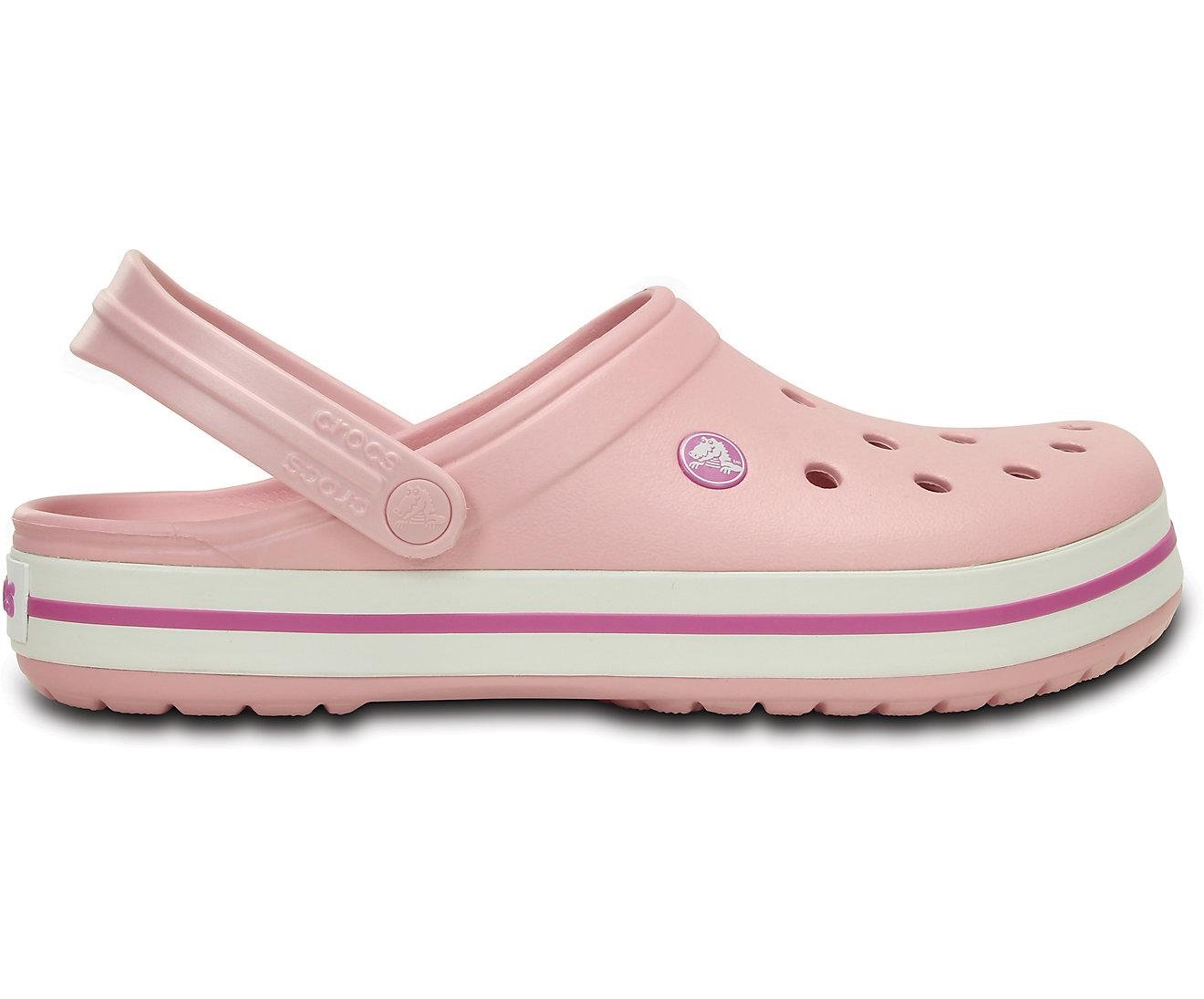 Сабо Crocs Crocband Pearl pink/Wild orchid M6W8 р. 38