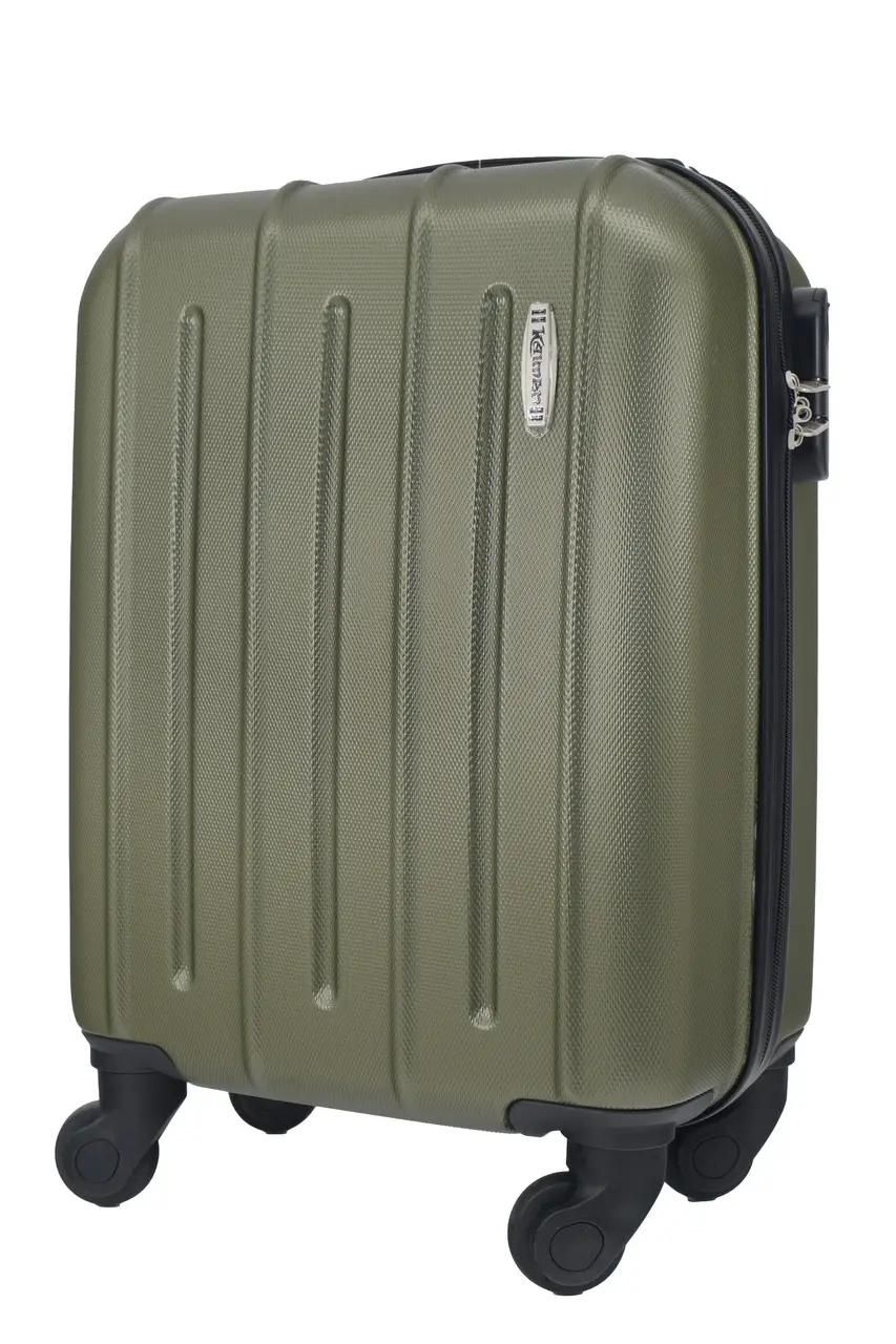 Чемодан пластиковый KAIMAN 13021 ручная кладь 40x30x20 см Зелений - фото 1 Чемодан пластиковый KAIMAN 13021 ручная кладь 40x30x20 см Зелений - фото 1