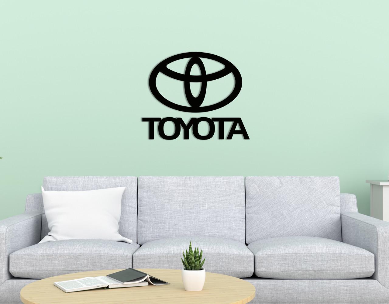 Декоративное панно на стену Upwood Decor Toyota 35х42,7 см Black (1577487981)