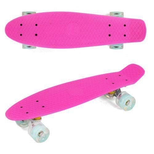 Пенниборд колеса с подсветкой Малиновый - фото 2 Пенниборд колеса с подсветкой Малиновый - фото 2