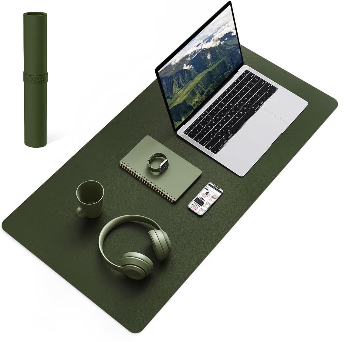 Килимок для мишки Desk Mat Ultra Slim 900x400x1.8 мм Dark Green/Dark Blue (20300) - фото 8 Килимок для мишки Desk Mat Ultra Slim 900x400x1.8 мм Dark Green/Dark Blue (20300) - фото 8