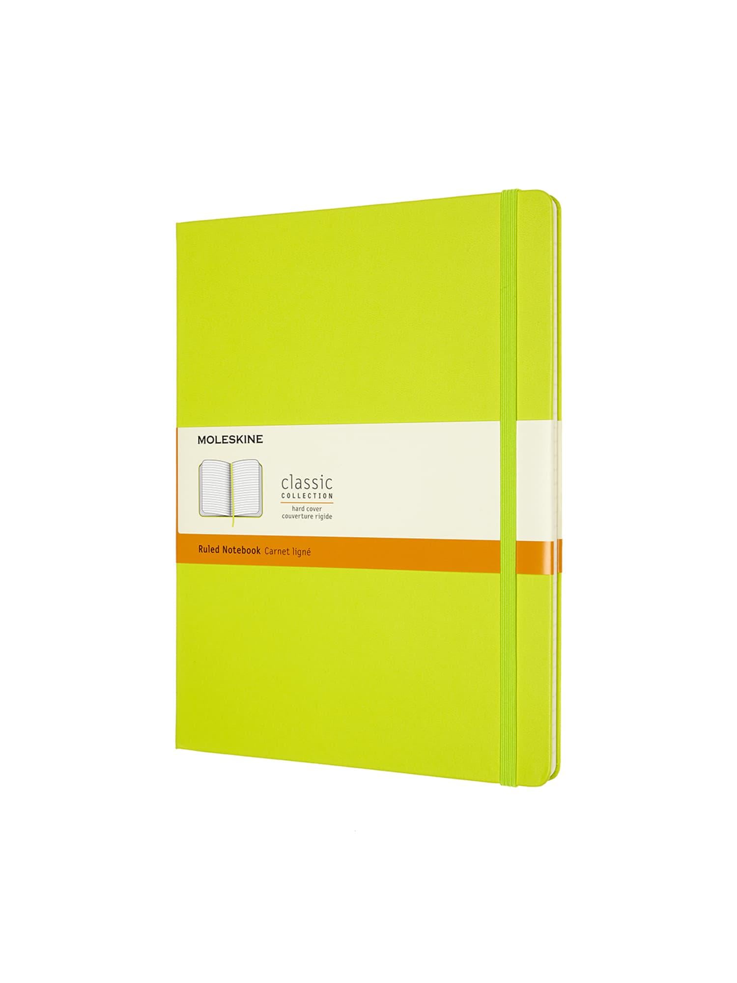 Записная книжка Moleskine Classic большая линейка Лимонно-зеленый (QP090C2)