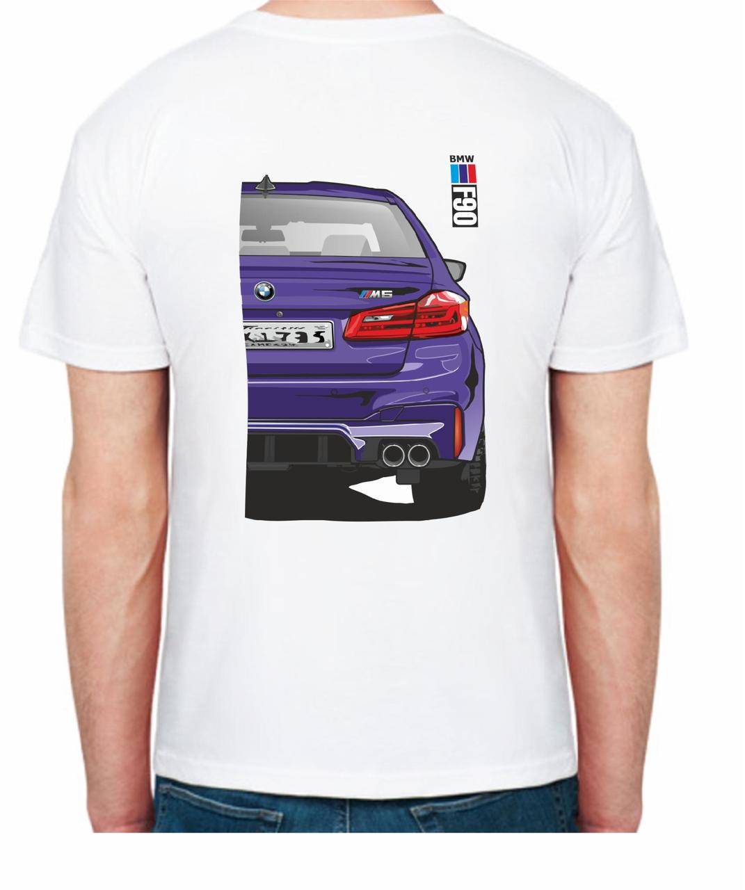 Футболка чоловіча Avtolife BMW F90 MotorSport FR 207390 L Білий (2494943704) - фото 2 Футболка чоловіча Avtolife BMW F90 MotorSport FR 207390 L Білий (2494943704) - фото 2