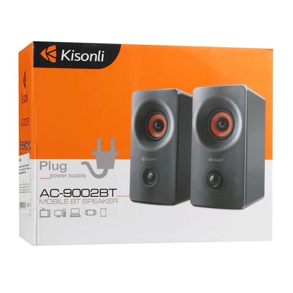 Колонки для ПК Kisonli АС-9002BT 2.0 стерео Hi-Fi индикатор LED 2 шт. 10 Вт (ЦУ-00039838) - фото 2