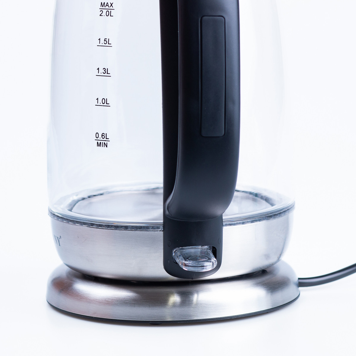 Електрочайник скляний Sokany SK-SH-1069 дисковий 2000 Вт 2 л Прозорий (SKSH1069) - фото 6