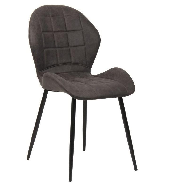 Стул мягкий Group SDM Дайм металл/эко кожа Серый