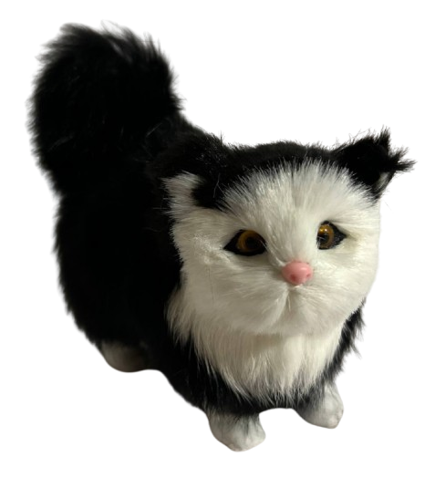 Игрушечная фигурка Кошка Черно-белый (1349)