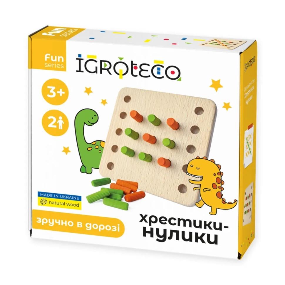 Игра деревянная Igroteco "Хрестики-нулики"