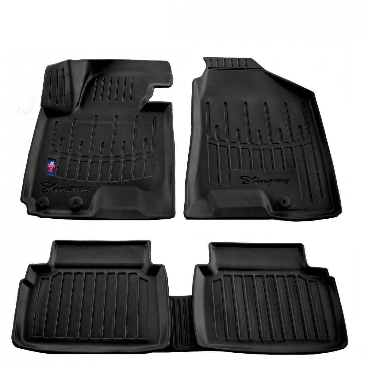Коврики автомобильные в салон Stingray для Hyundai iX35/KIA Sportage SL 2010-2015 резина Черный (5009025)