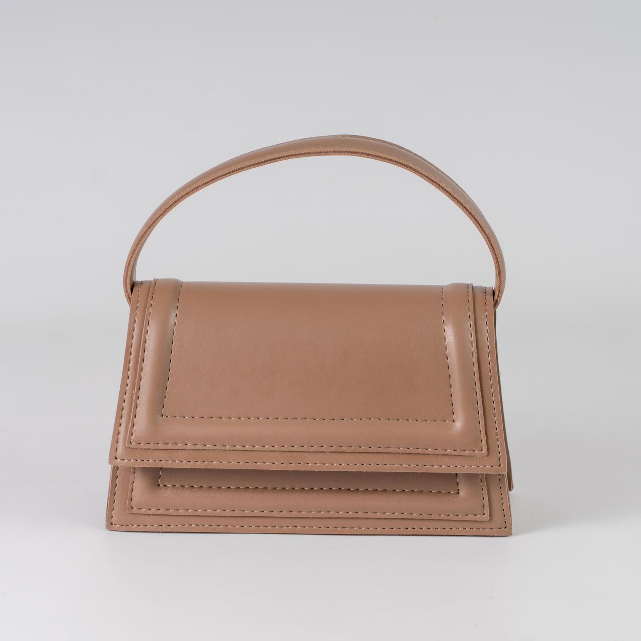 Сумка женская кросс-боди XENIA № 23-24 Темно-бежевый - фото 1