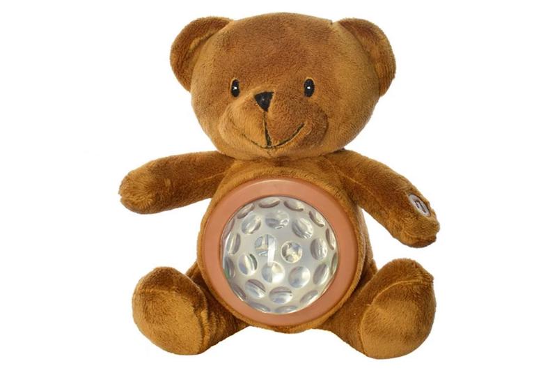 Ночник-проектор мягкий Limo Toy 16х29х16 см Коричневый