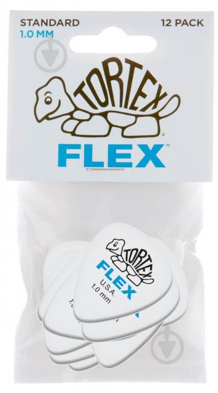 Медиаторы Dunlop 428P1.0 Tortex Flex Standard Player's Pack 1.0 mm (12 шт.)